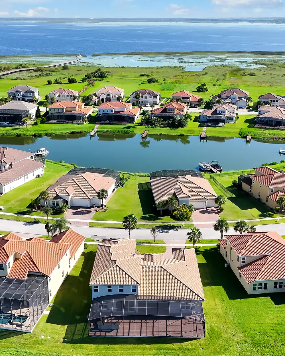 Wooden AirBnB Entry Door - Professional Property Photographer - Orlando